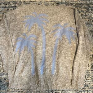 360 Cashmere Palm Tree Sweater - Size M